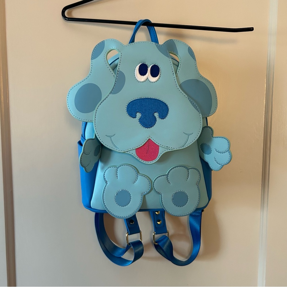 Blues Clues Blue Cosplay Mini Backpack, New.